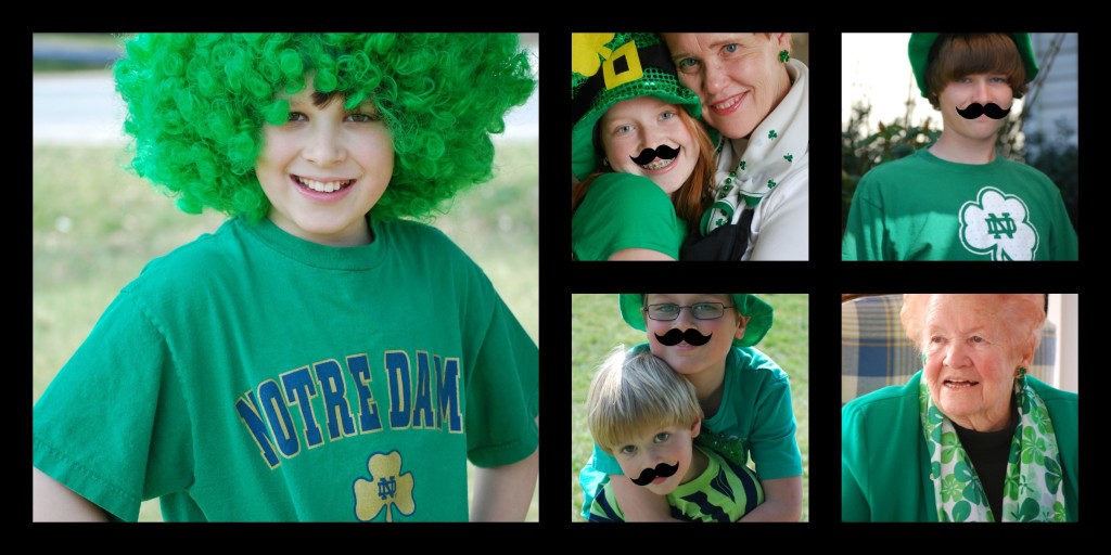 st.patrick's day collage