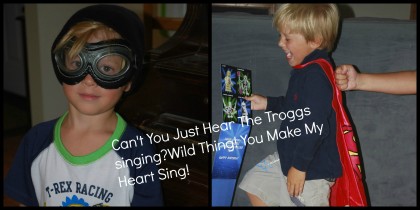 Wild Thing Collage with words