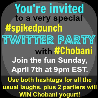 chobani twitter party
