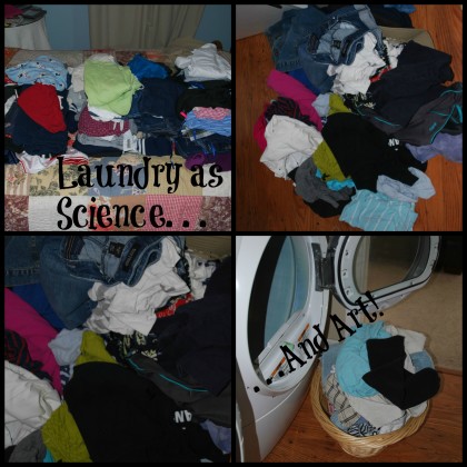 laundry Collage with words