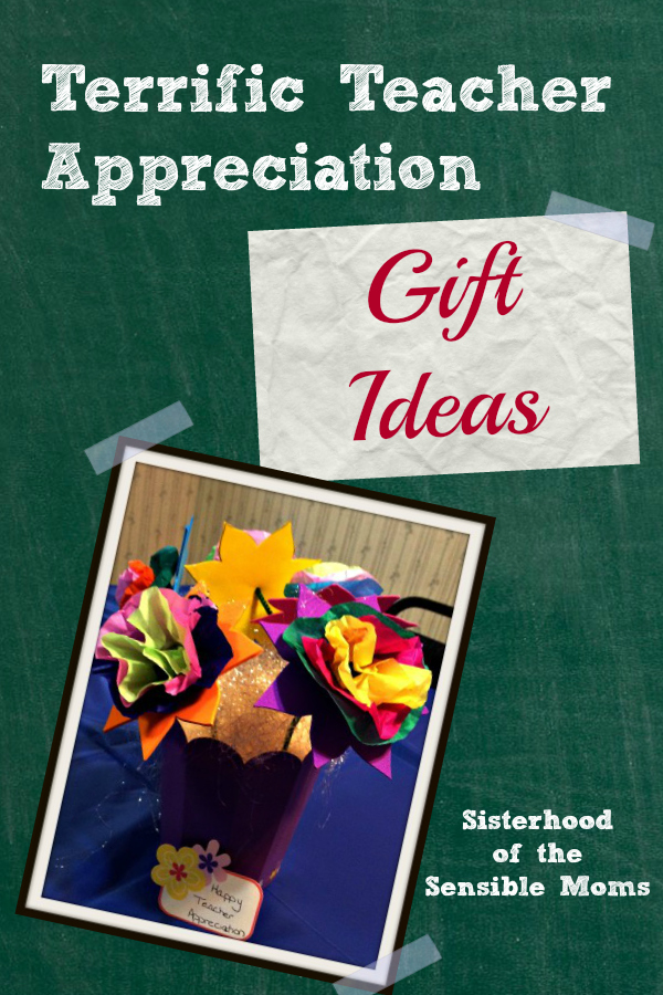 Get your DIY on! Teacher appreciation gift ideas that are rich in gratitude, but easy on the wallet: some are class projects and some are individual endeavors. - Sisterhood of the Sensible Moms