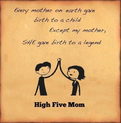 high five Mom