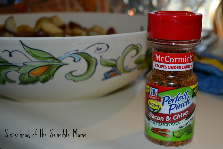 Cilantro Dijon Mustard Roasted Potato Salad Recipe #yummy - Sisterhood of the Sensible Moms