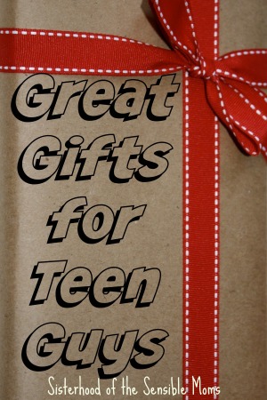Great Gifts for Teen Guys--Sisterhood of the Sensible Moms