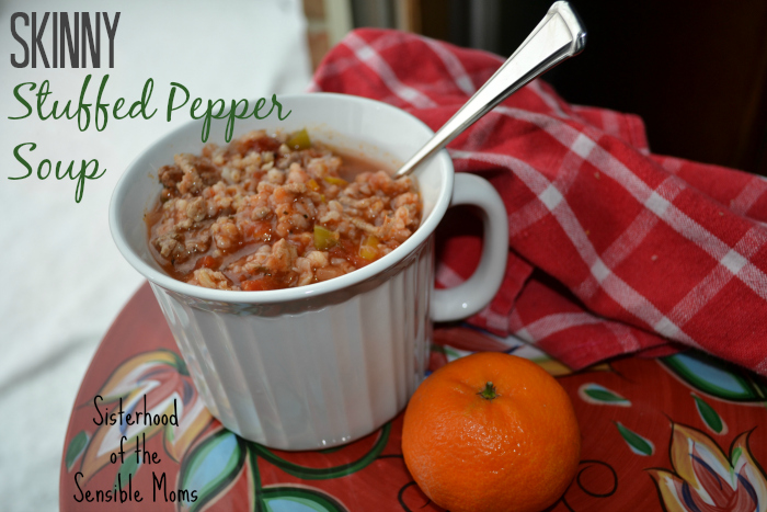 Skinny Stuffed Pepper Soup
