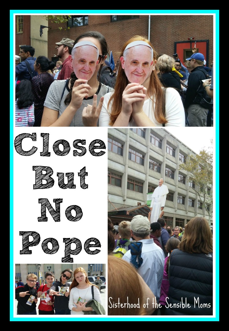 Inspired parenting during Pope Francis' visit to the USA | Sisterhood of the Sensible Moms