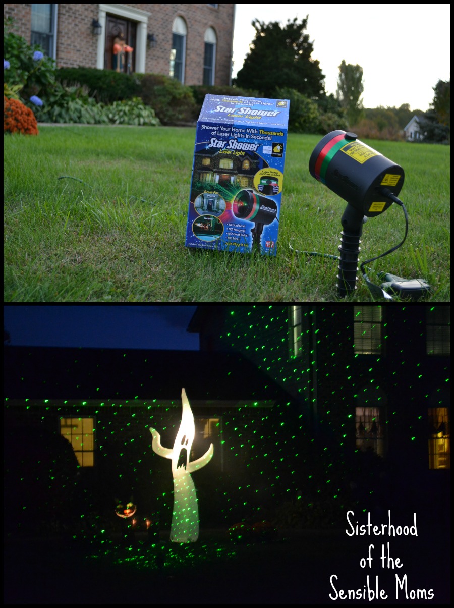 Need to simplify your holiday decorations? Star Shower is the answer for Halloween through Christmas. - Sisterhood of the Sensible Moms