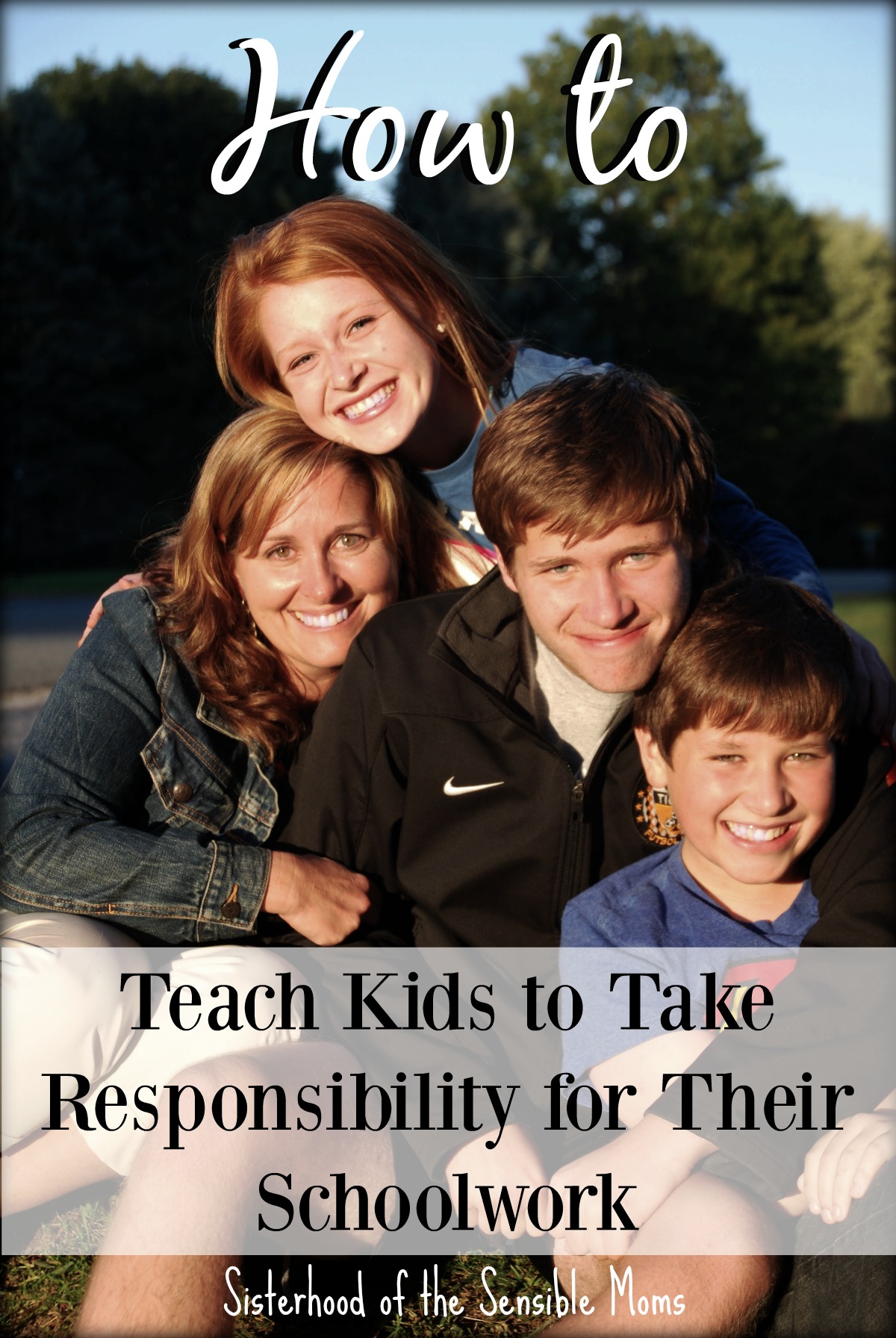 Practical Tips for How to Teach Kids to Take Responsibility for Their Schoolwork. Before you stop hovering, you must teach them the skills to be self-sufficient. Think of it as giving them training wheels for responsibility. | Parenting | Sisterhood of the Sensible Moms