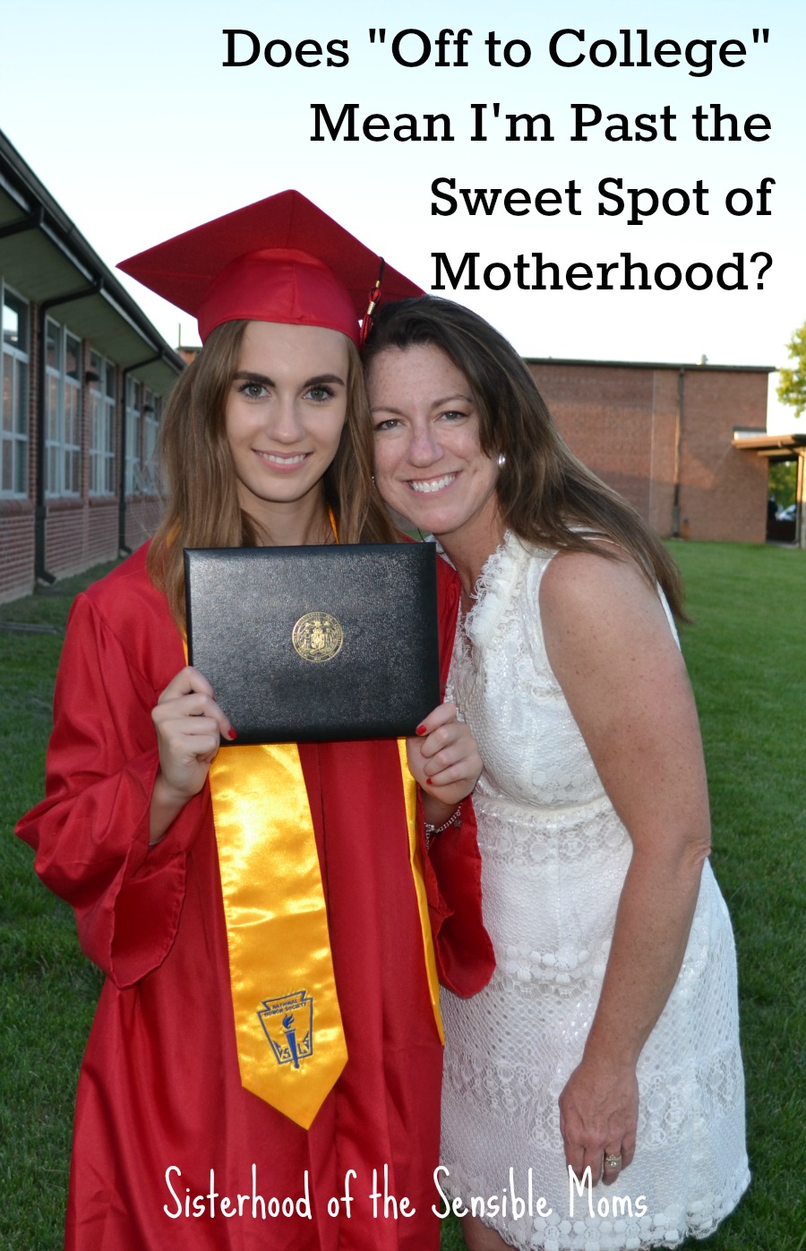 Does "Off to College" Mean I'm Past the Sweet Spot of Motherhood? Motherhood is not for wimps. The strong (and happy) learn to ride the waves and there is no time you need to be stronger than when your kids go off to college. | Parenting | Sisterhood of the Sensible Moms