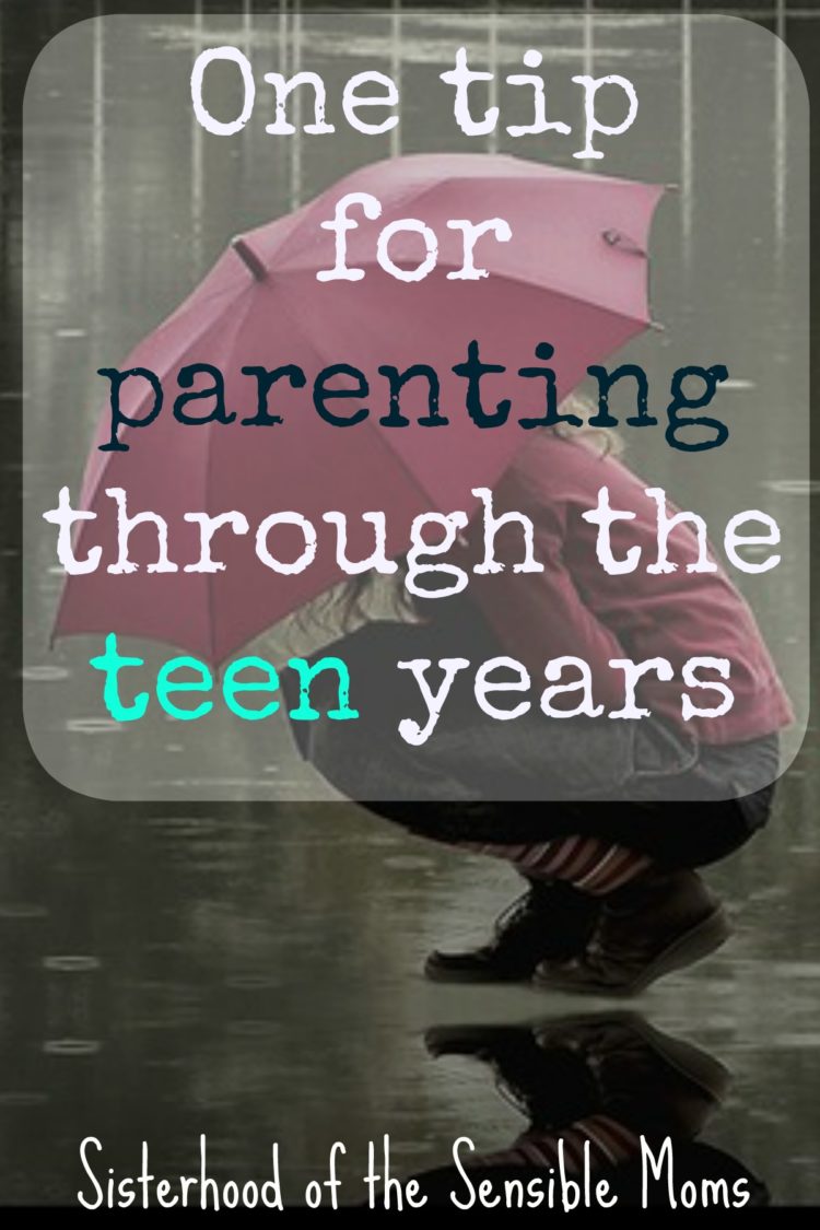 Teens being difficult? A tip for parenting through the teen years that will make you a calmer and happier mom | Sisterhood of the Sensible Moms