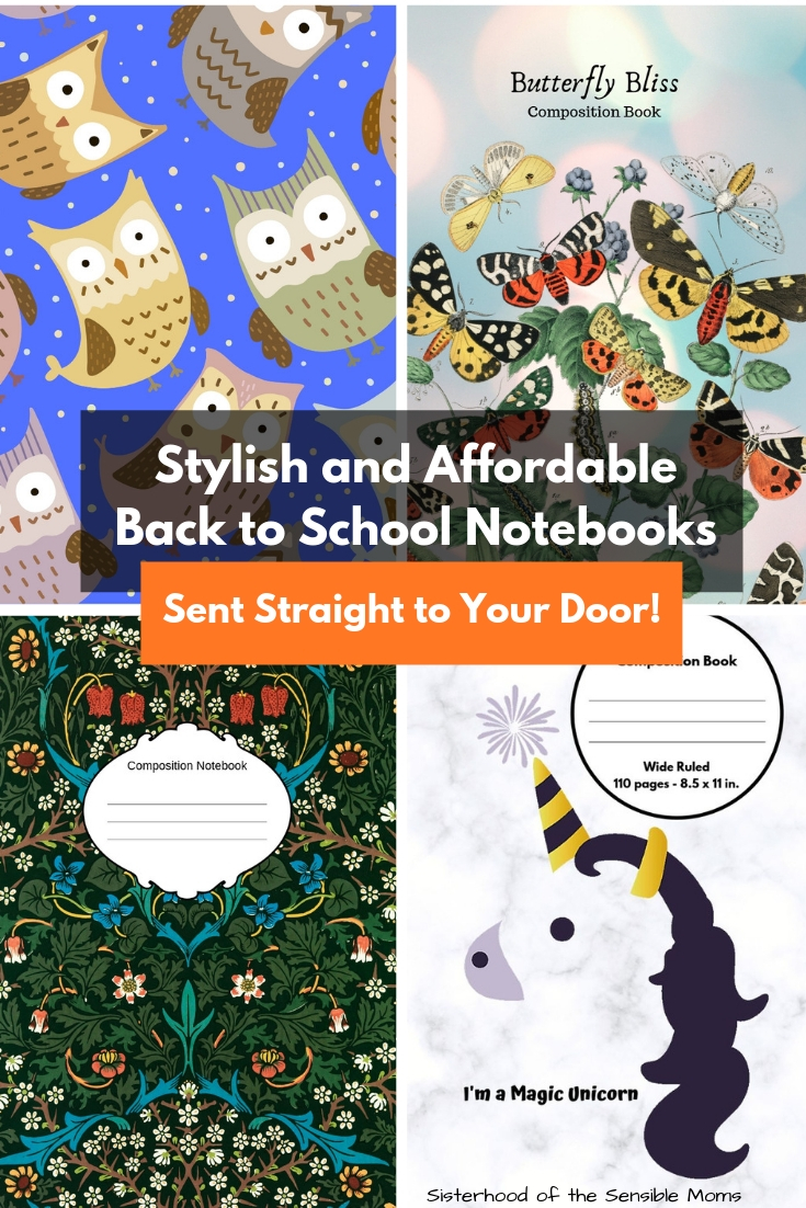 Stylish and Affordable Back to School Notebooks You Need and Want for Preschool all the way up to College! Sisterhood of the Sensible Moms