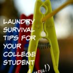 Laundry Survival Tips for Your College Student (and You)